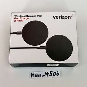 Wc10wggl2pkal Verizon Wireless Charging Pad Fast Charge 2 Pack Mat Black Two