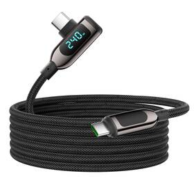 Ca-v71cc-3m Visionsync 240w Right Angle Usb C To Cable 10ft Nylon Braided Type Fast Chargi