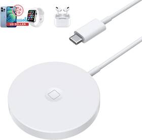 Vissmon 445053765705 Magnetic Wireless Charger 3 In 1 15w Fast Charging For Iphone 14/13/12
