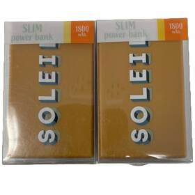 A258 Vivitar 681066048368 Soleil Autumn Dark Yellow Color Slim Power Bank 1800 Mah Usb Micro Lot 2