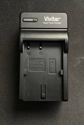Viv-qc-201 Vivitar Rapid 1 Hr Charger Qc-201 For Canon Bp-511/bp-511a/bp-512/bp-522/bp-535
