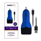 Charger-2.1a-blue-black Vpa8062 Metro Pcs Micro Usb Car 846537035890