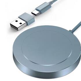 Vrbgify 313043535577 Magnetic Wireless Iphone Charger Mag-safe Charging Pad Fast Dock In