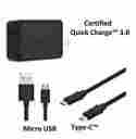 W2pte Cc06 Tronsmart Quick Charge 3.0 Wall Charger Usb-c 6 Ft Micro Sync Cable For Phones 721405185573
