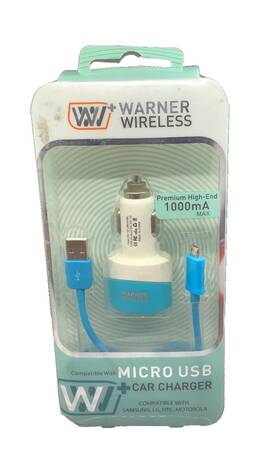 Warner Wireless 681020786053 Compatible With Micro Usb Car Charger