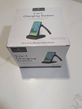 Wasserstein 895230317167 New 3-in-1 Charging Station For Pixel Series Watch 4