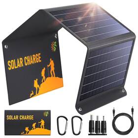 Lsfc-30 Wastde 30w Portable Solar Panel 3 Usb Ports Chargers 18v/1.6a Max Ip65 Waterproof