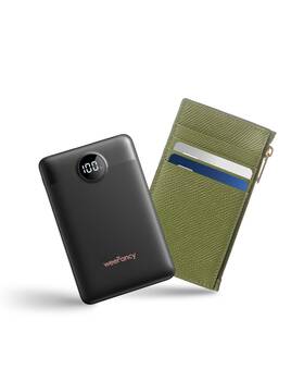 22.5w Weefancy Wf103 Small Portable Charger 10000mah Mini Power Bank With Led Display Fast
