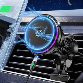 Wekefon 797457324925 Upgraded Tec And Fan Phone Cooling Magnetic Wireless Car Charger For Black