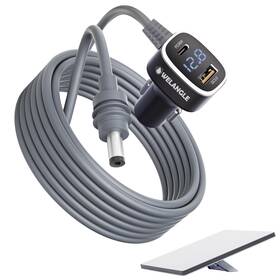 Tr-69q Welangle 3 In 1 Car Power Cable For Starlink Mini Cigarette Lighter Adapter