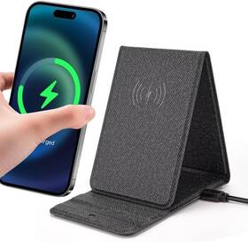 Weyingle 755745150953 Portable Phone Holder Wireless Charger Foldable 15w Fast Mini Wire