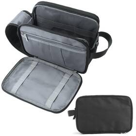 Mtb001-bl Wibkae Toiletry Bag For Men Travel Large Capacity Water-resistant Hanging Dopp Kit
