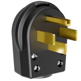 14-50p Winxus Wp013 Nema Plug 50 Amp 125/250 Volt 3 Pole Wire Grounding Straight Blade