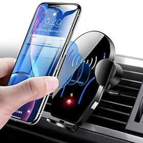 Carch04 Wireless Car Charger Mount Mikikin Auto-clamping Qi 10w 7.5w Fast Charging