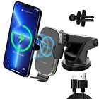 Wireless Car Charger Zic Bee 15w Qi Fast Charging Auto Clamping Air Vent