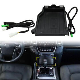 Lc200 Wireless Car Phone Charger Fast Charging Pad For Toyota Land Cruiser 17-19