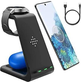 Wireless Charger3 In 1 Android Charging Station Qi Charger Stand
