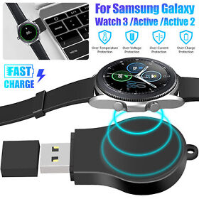 Wireless Fast Charger For Samsung Galaxy Watch 3 Active 2 Portable Usb Charging