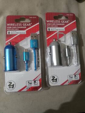10724 Wireless Gear Usb Micro Car Charger 2