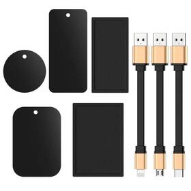 Wixgear 850012517108 Magnetic Kit For Power Bank Mount With Micro Usb