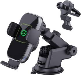 Wixgear 850012517412 Wireless Car Charger New Version Automatic Arms Auto-clamping Fast Wireles