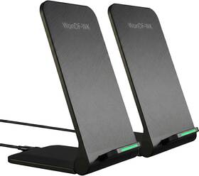 Wondf-wf 744110595314 2pcs Fast Wireless Charger 15w Max Charging Stand Compatible With Iphon