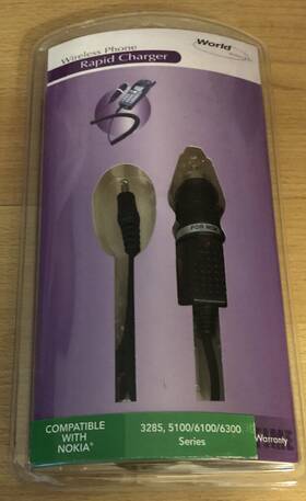 Wrc-227 World Wireless Cell Phone Rapid Car Charger Works With Nokia 3285/5100/6100/6300 Series