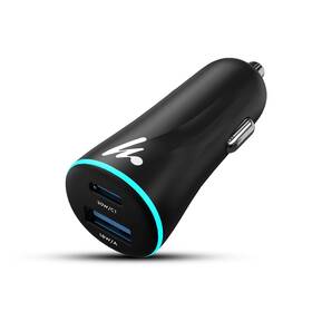 Wozoyo 270001-0-12 Pd 20w Car Charger With Type-c And Usb A Power Delivery Pps Qc
