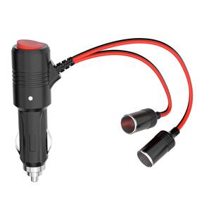 Dyq1to2 Wsvollis Car Cigarette Lighter Splitter 1 To 2 Dual Socket 12v/24v Power Adapter With