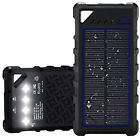 Wt196bu Waterproof Solar Charger Portable Dual Usb Power Bank External