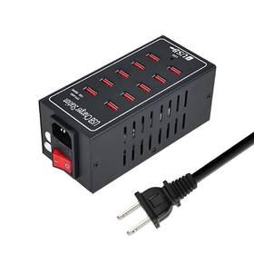 Yfy-a93 Wyssay 10-port Charging Station 10-in-1 Multi Port Usb Charger For Iphone13/14/15 6