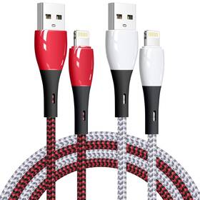 Xdxtap 761086415521 Iphone Charger 2 Pack 6 Ft Apple Mfi Certified Lightning Cable Nylon Braide