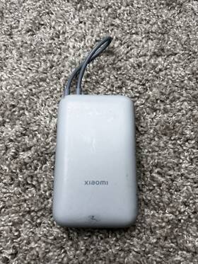 P15zm Xiaomi Power Bank 10000mah Usb C Pd Backup Battery Pack Built In Charging Cable