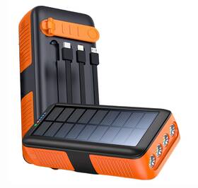 Xingxiusis 780461628509 Solar Power Bank Portable Charger 63200mah Battery Pack Hand Crank D