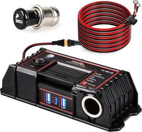 Xzgc007 Xislet Auto Parts 400w Golf Cart Usb Charging Port With Xt60 12v 120w Cigarette Lighter And 3