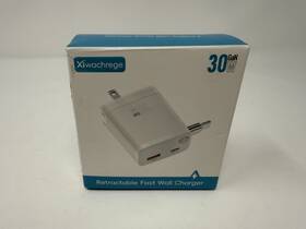 Xy-00159 Xiwachrege 30w Retractable Wall Charger With Usb C Cable 2.1ft 2-port Block 3 In 1