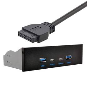 U3-111-xy Xiwai Usb-c And Usb 3.0 Hub 4 Ports Front Panel To Motherboard 20pin Connector