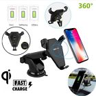 Y144118hoh4i5231 Qi Wireless Fast Car Charger Mount Holder Stand For Samsung