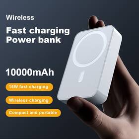 Mf-pb13-blk Ybsupers23 Portable Power Bank Magnetic 15w Fast Wireless Charger Magsafe Battery Pack 2025
