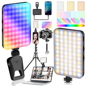 Yb-210 Yearbeihao Selfie Light With Built In Power Bank 96 Cri Studio Lighting - Black