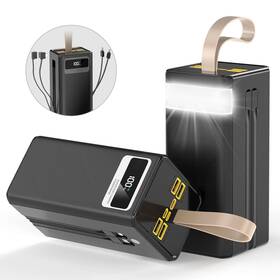 22.5w Ymthe Dx206 Portable Charger 60000mah Power Bank Fast Charging 4 Leds Flashlight B