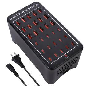 150w30a Yoodarmx 791986824277 Usb Charging Station 30-port C Charger Block Multiple Desktop/wal