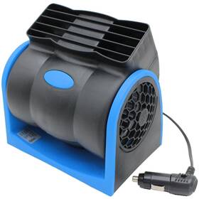 Fant301 Yqsiyu 12v Car Fan 2 Speed Electric Cooling Blue Portable Cold Air Fans With