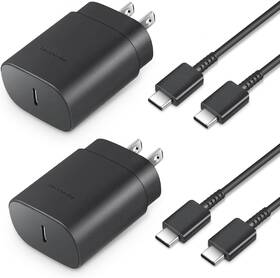 Ytfcyikbg 762203220370 Type C Charger Fast Charging 2-pack 25w Wall Power Adapter With Ch