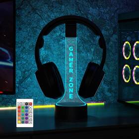 Yuandian 719081926849 Light Up Headphone Stand For Desk Gaming Headset Holder Rgb With 16