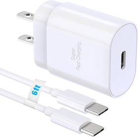 Ep-dx310 Yuntong 4 Pack 25w Usb-c Fast Wall Charger 6ft Cable For Galaxy S25 S24 S23 S22 Ultra