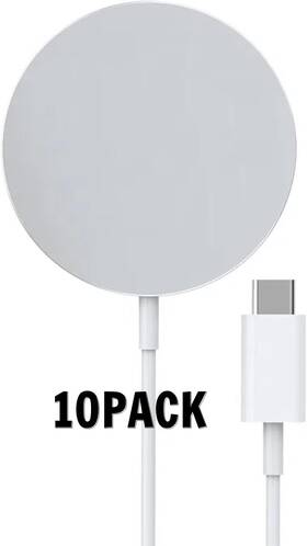 Yuntongwholesale 619956903817 10 Pack Magnetic Wireless Charger Pad For Magsafe Iphone 16 15 14 13 12 Pro Max