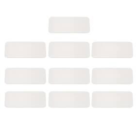 Zaplyte 678202358832 30mmx60mm Metal Plate For Phone Magnet 10pcs Rectangular Adhesive