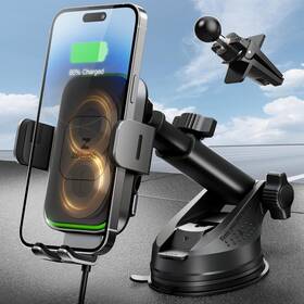 Duoxx-x3 Zeehoo Wireless Car Charger Duoxx Dual Coils 15w Fast Charging Black X3-sc6