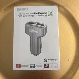Zendure 853805005615 Inch Car Charger Qualcomm 3.0 Dual Ports